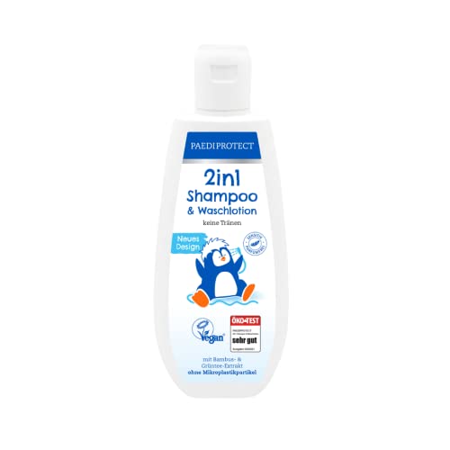 PAEDIPROTECT 2in1 Shampoo & Waschlotion für Babys & Kinder 200 ml, sanfte...