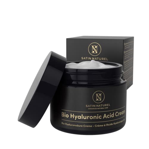 Bio Hyaluronsäure Creme 50ml – Vegan – Hyaluron Anti Falten Creme Damen mit...