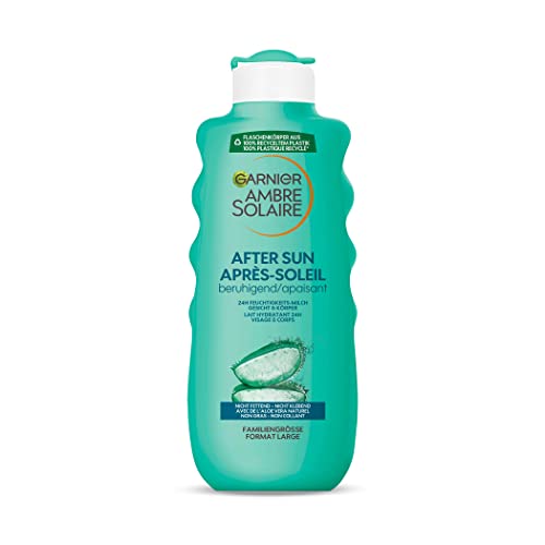 Garnier After Sun Lotion, Kühlende und beruhigende Bodylotion mit Aloe Vera,...