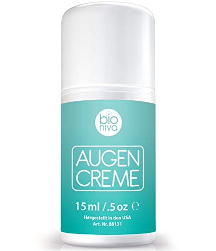 BIO Augenpflege, Anti-Aging Augencreme Gel gegen Falten, Schwellungen, und...