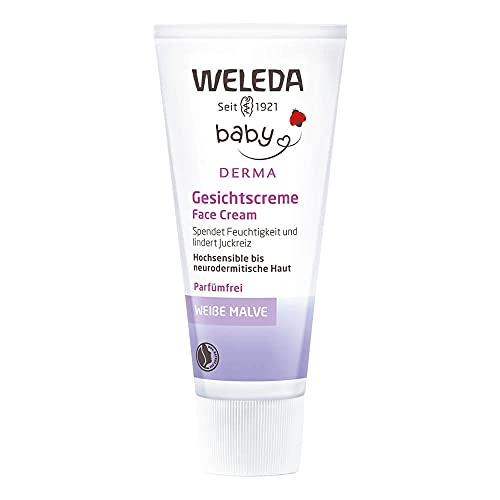 Weleda Baby Face Creme Weiß Mallow 50ml - 2er-Pack