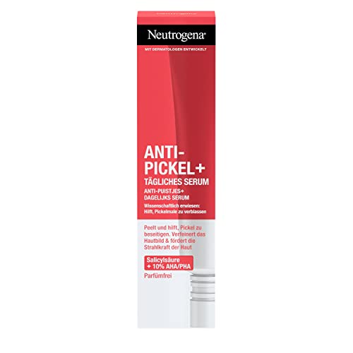 Neutrogena Anti-Pickel+ Tägliches Serum (30 ml), hautklärendes Gesichtsserum...