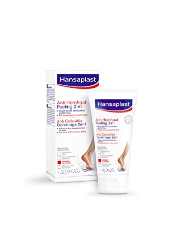 Hansaplast Anti Hornhaut 2in1 Peeling(75 ml), Hornhaut Entfernung mit Bimsstein...