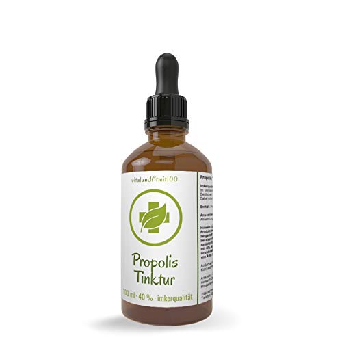 Propolis Tinktur 100 ml - ECHTE 40% Propolis-Tinktur - 100% Natur - OHNE Hilfs-...