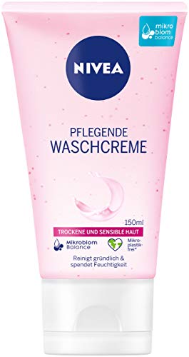 NIVEA Pflegende Waschcreme mit Mandelöl (150 ml), gründliche Gesichtsreinigung...