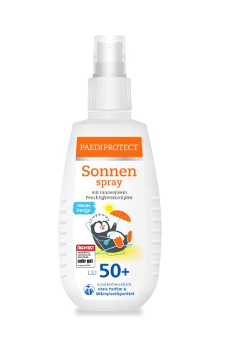 PAEDIPROTECT Sonnenspray Kinder Baby LSF 50+ 150 ml, Sonnencreme parfümfrei &...
