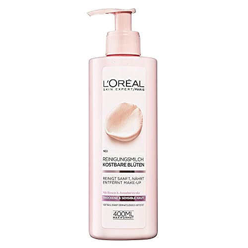 L'Oréal Paris Gesichtsreinigung, Reinigungsmilch zur Entfernung von Make-up,...