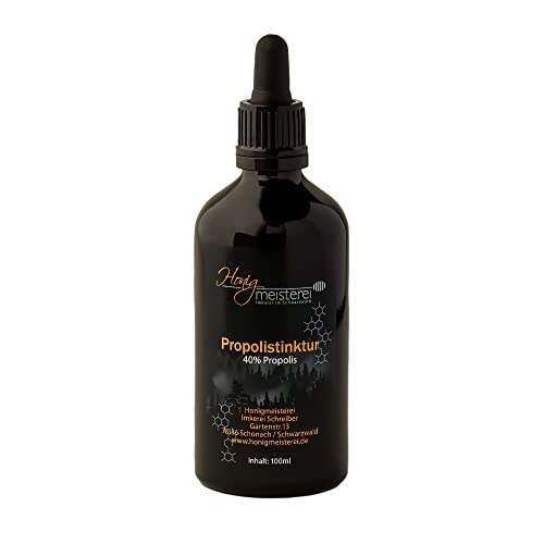 Honigmeisterei Propolis Tinktur 100ml mit 40% natürlichem Propolis, in bester...