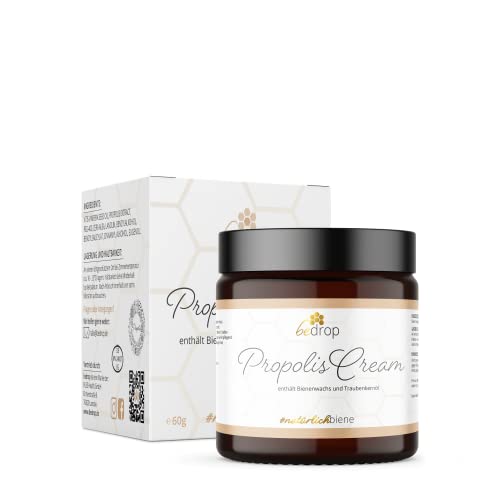 bedrop Propolis Cream bei Akne, Neurodermitis, Schuppen (hochdosierte Salbe) -...