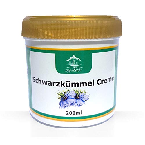 Schwarzkümmel Creme 200 ml wohltuende Wirkung bei Neurodermitis, Akne oder...