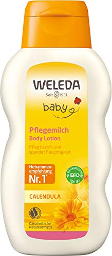 WELEDA Bio Baby Calendula Pflegemilch, Naturkosmetik Körpermilch zur Pflege und...