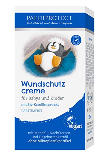 PAEDIPROTECT Wundschutzcreme Baby 50 ml, Wundsalbe ohne Parfüm & Silikone,...