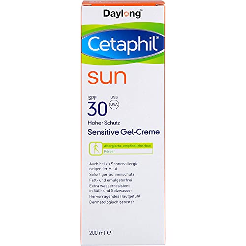 Cetaphil sun Daylong 30 sensitive Gel-Creme Körper, 200 ml Creme