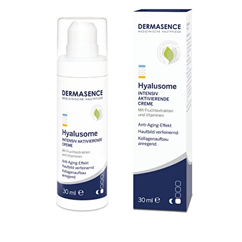 DERMASENCE Hyalusome Intensiv aktivierende Creme - Fruchtsäurecreme mit Vitamin...