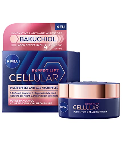 NIVEA Cellular Expert Lift Multi-Effekt Anti-Age Nachtpflege,...