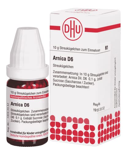 DHU Arnica D6 Streukügelchen, 10 g Globuli