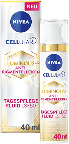 NIVEA Cellular LUMINOUS 630® Anti-Pigmentflecken Tagespflege Fluid (40 ml),...