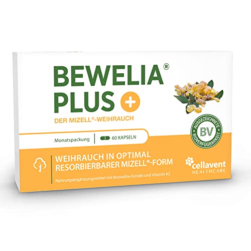 Mizell Weihrauch Kapseln – 50-fach bioverfügbar mit Vitamin K2 – 500 mg &...