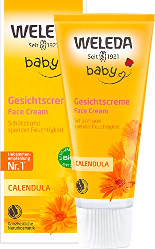 WELEDA Bio Baby Calendula Gesichtscreme, Naturkosmetik Feuchtigkeitscreme zur...