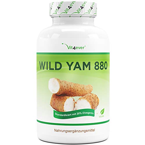 Wild Yam Wurzel Extrakt - 240 Kapseln (4 Monatsvorrat) - Premium: Original...