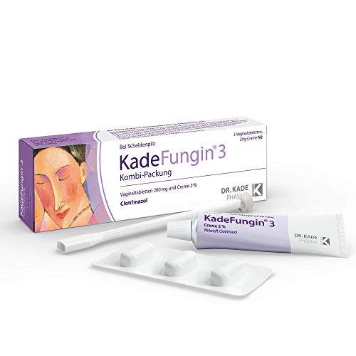 KadeFungin 3 Kombi-Packung: Vaginalcreme 20g + 3 Vaginaltabletten 200mg, gegen...