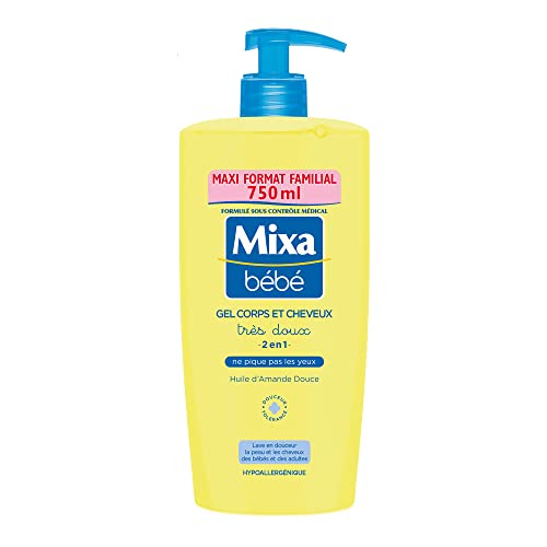 Mixa Bébé Gel Corps et Cheveux 750 ml