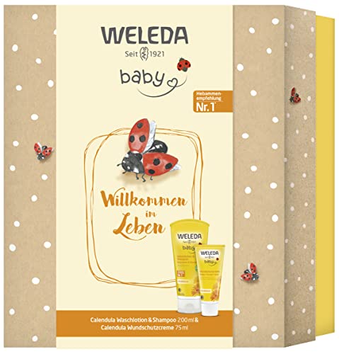 WELEDA Bio Baby Geschenk Set 2022 – Babypflege Naturkosmetik Geschenkbox...