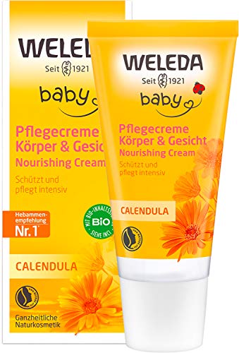 WELEDA Bio Baby Calendula Pflegecreme Körper & Gesicht 30ml - Naturkosmetik...