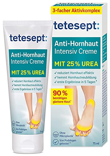 tetesept Anti-Hornhaut Intensiv Creme – Fußcreme mit Hydro-Lipid Komplex und...