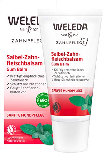 WELEDA Bio Salbei Zahnfleischbalsam, Naturkosmetik Pflegegel für empfindliches...