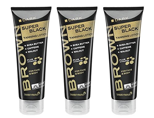 3x TannyMaxx - Brown Super Black Tanning Lotion 125ml