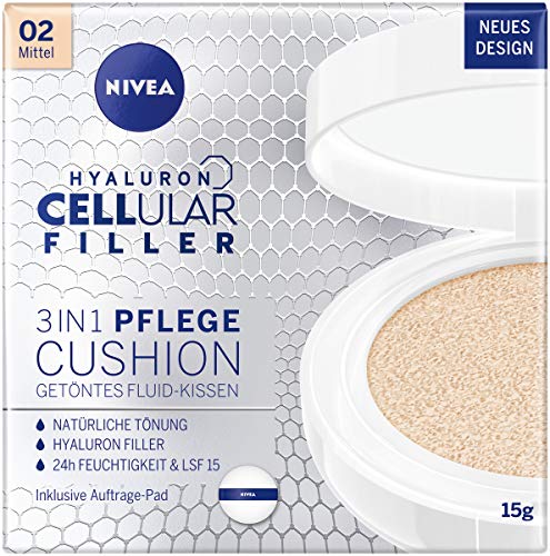 NIVEA 3in1 Anti-Age Pflege Kissen für natürliche Tönung und Feuchtigkeit,...