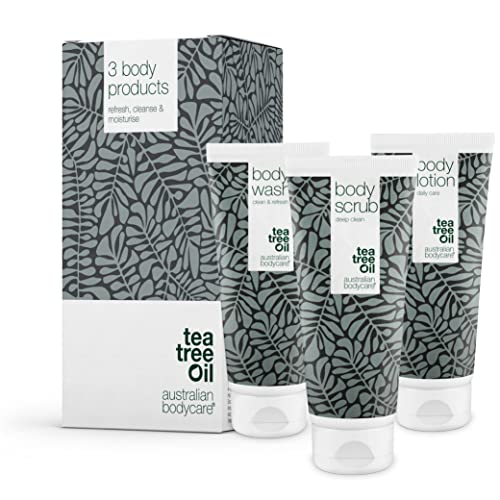Australian Bodycare Set gegen Pickel auf dem Rücken | Teebaumöl...