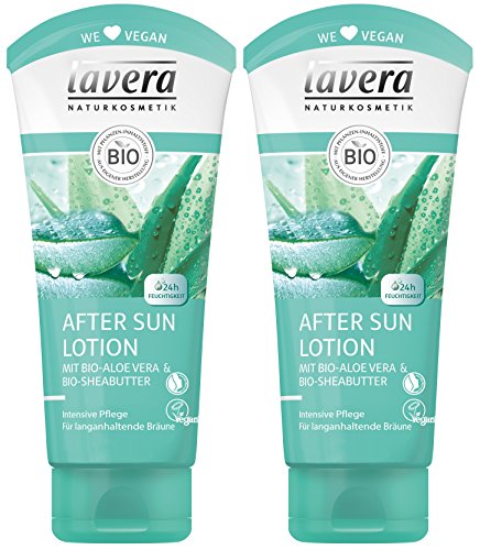 lavera After Sun Lotion Bio Aloe Vera,24h kühlende Feuchtigkeit,Intensive...