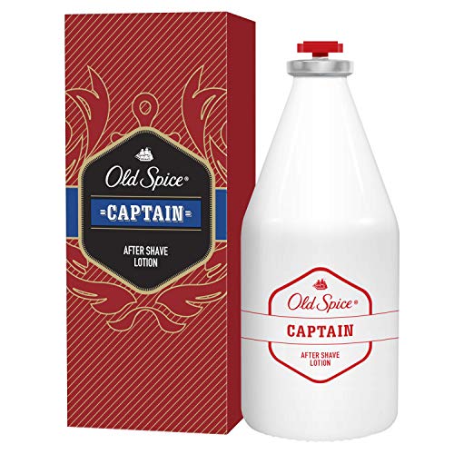 Old Spice Captain After Shave Lotion, Kühlendes Aftershave für Männer, 100 ml