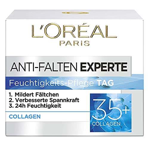 L'Oréal Paris Feuchtigkeitspflege für das Gesicht, Pflegende Anti-Aging Creme...